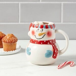 Threshold Stoneware Snowman Mug
